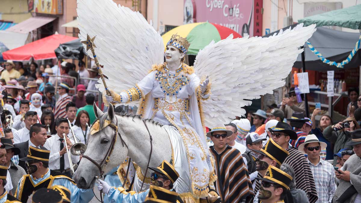 El Angel de la Estrella, Mama Negra, Latacunga, Ecuador | ©Angela Drake El Angel de la Estrella, Mama Negra, Latacunga, Ecuador | ©Angela Drake
