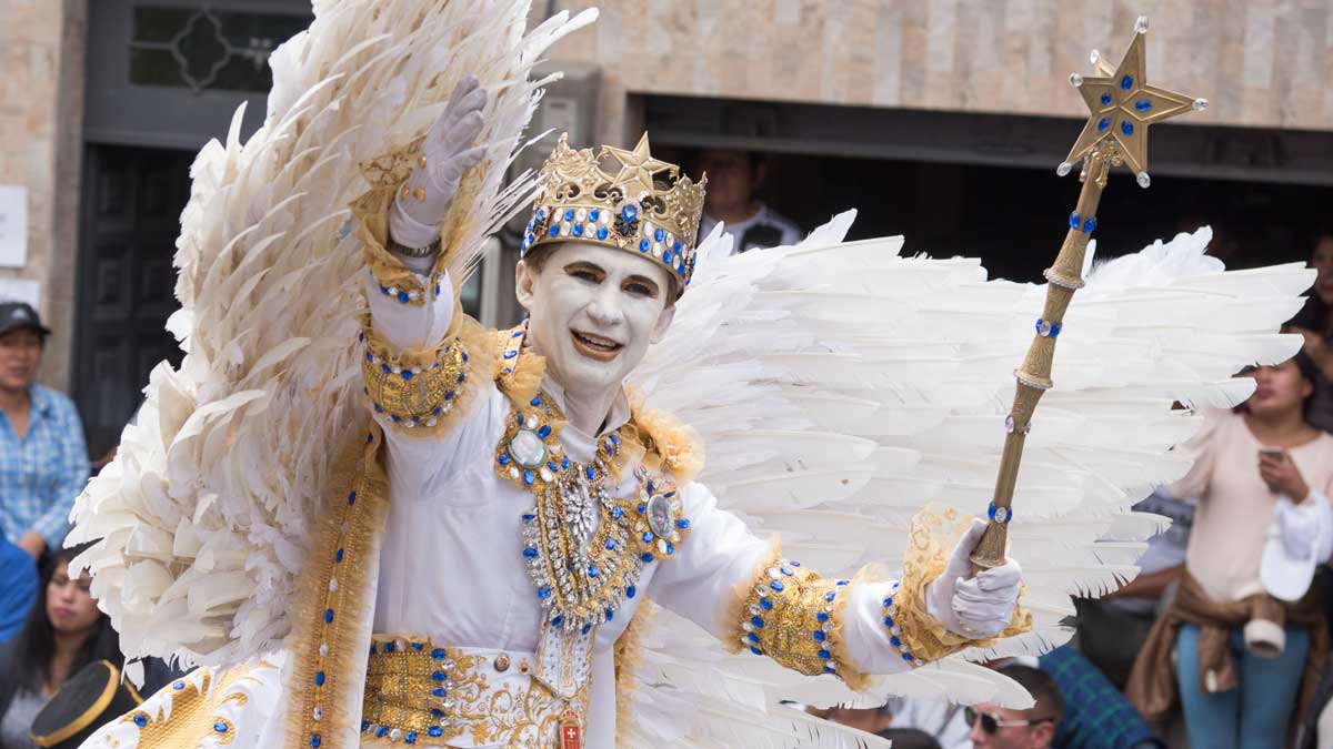El Angel de la Estrella, Mama Negra, Latacunga, Ecuador | ©Angela Drake El Angel de la Estrella, Mama Negra, Latacunga, Ecuador | ©Angela Drake