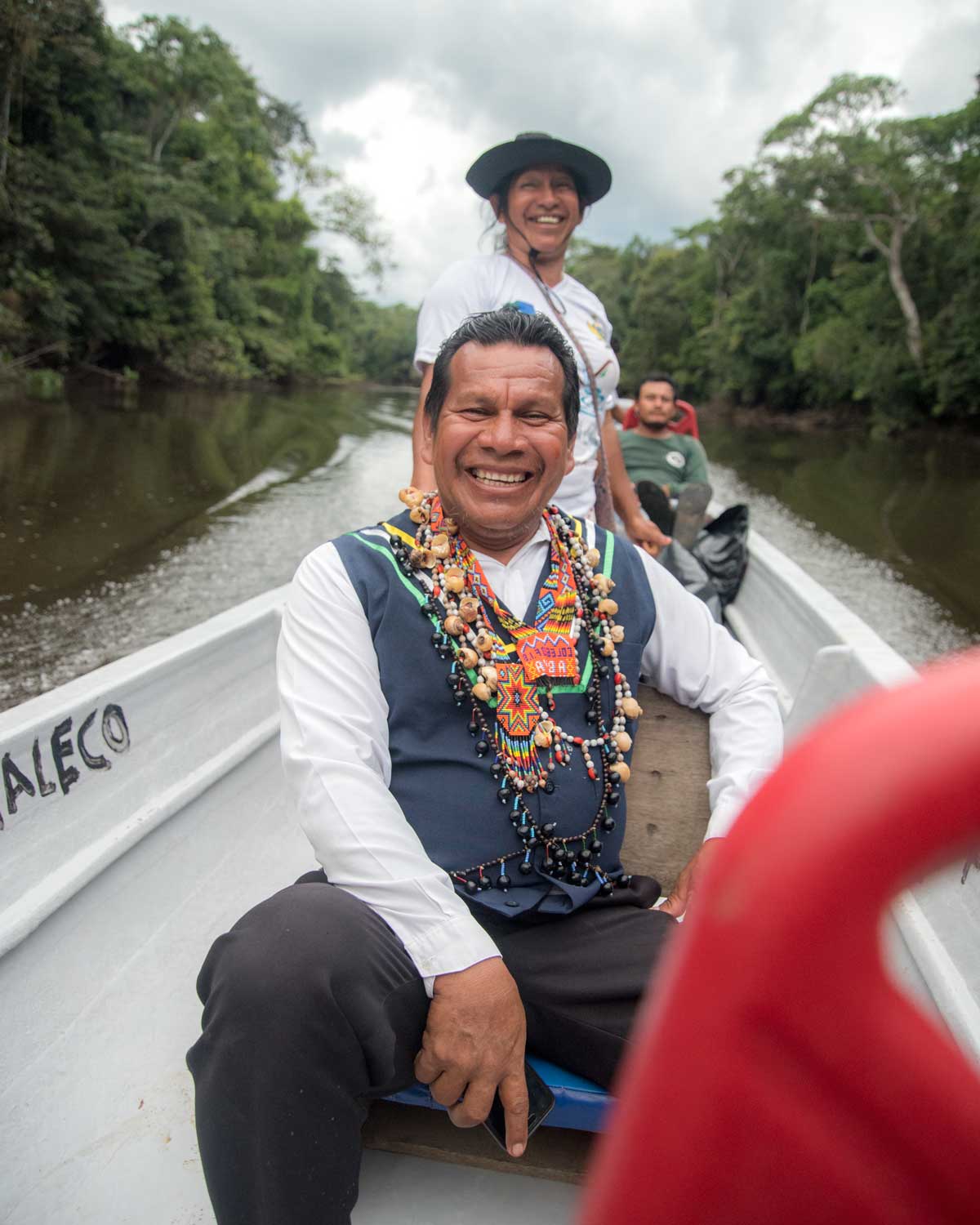 Rita and Bercelino, Kichwa Community Leaders, Playas de Cuyabeno, Ecuador | ©Angela Drake Rita and Bercelino, Kichwa Community Leaders, Playas de Cuyabeno, Ecuador | ©Angela Drake