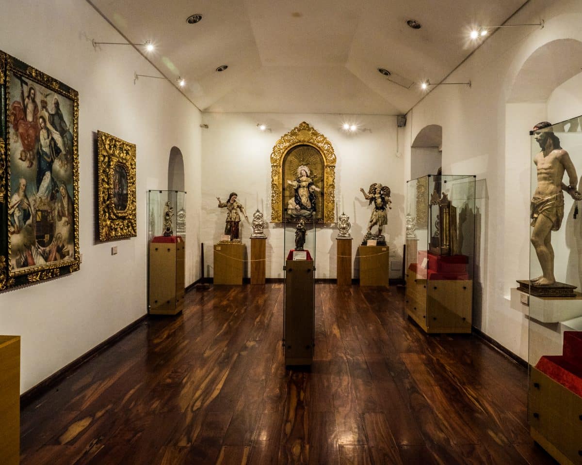 From the Frey Pedro Gocial museum, this is the gallery of the Virgin. |© Ernest Scott Drake From the Frey Pedro Gocial museum, this is the gallery of the Virgin. |© Ernest Scott Drake