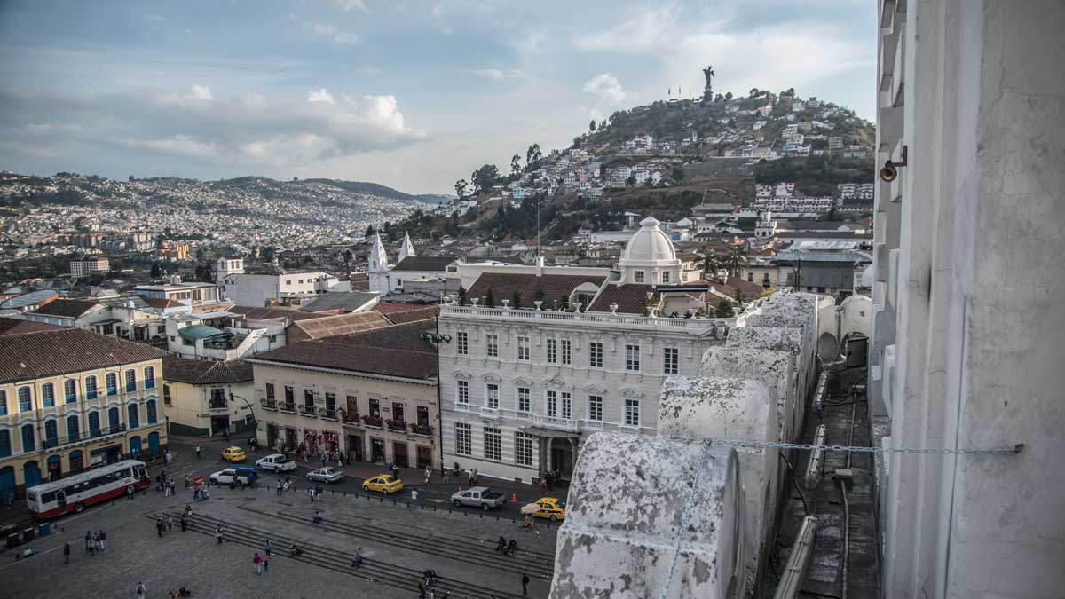 View from San Francisco Church, Quito, Ecuador | ©Angela Drake View from San Francisco Church, Quito, Ecuador | ©Angela Drake