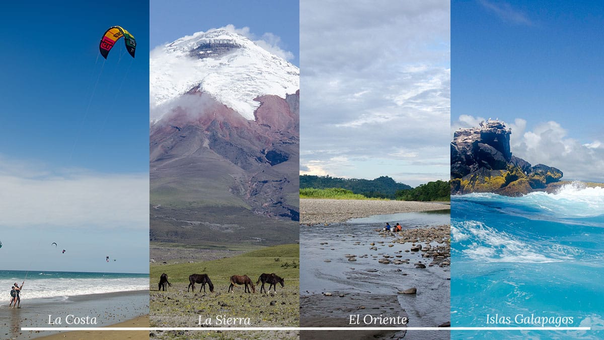 The Four Geographic Regions of Ecuador | ©Not Your Average American The Four Geographic Regions of Ecuador | ©Not Your Average American