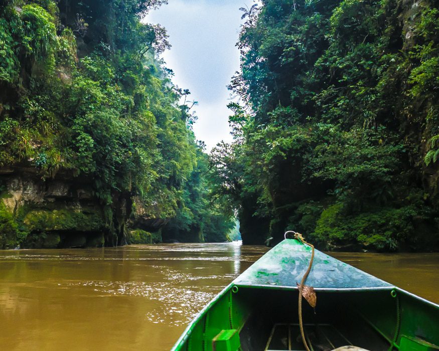 Miazi Canyon, the narrowest place on the Nangaritza River. |© Ernest Scott Drake Miazi Canyon, the narrowest place on the Nangaritza River. |© Ernest Scott Drake