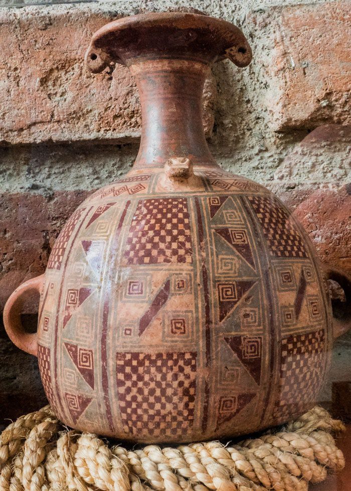Great example of Incan pottery. I have to wonder what those markings may mean, if anything? | ©Ernest Scott Drake Great example of Incan pottery. I have to wonder what those markings may mean, if anything? | ©Ernest Scott Drake